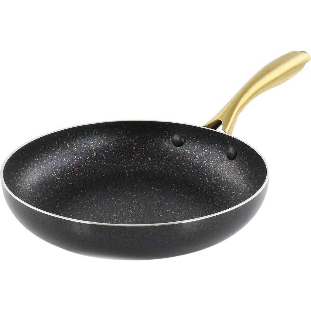 Gibson Home Ellsworth 9.5 Inch Aluminum Nonstick Frying Pan In Black