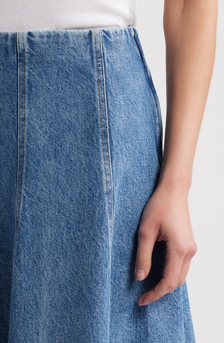 FRAME The Sway Denim Skirt, Alternate, color, Frolic Clean