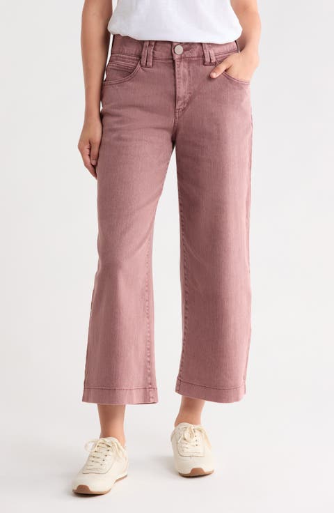 Wide Leg Crop Jeans