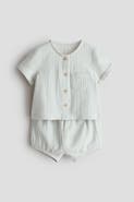 H&M 2-piece Cotton Muslin Set