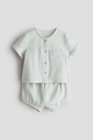 H&M 2-piece Cotton Muslin Set