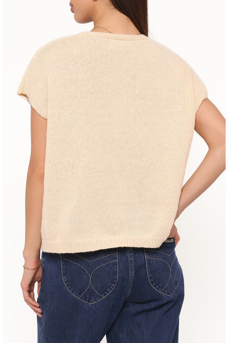 Mariana Knit Sweater Vest, Alternate, color, LEMON