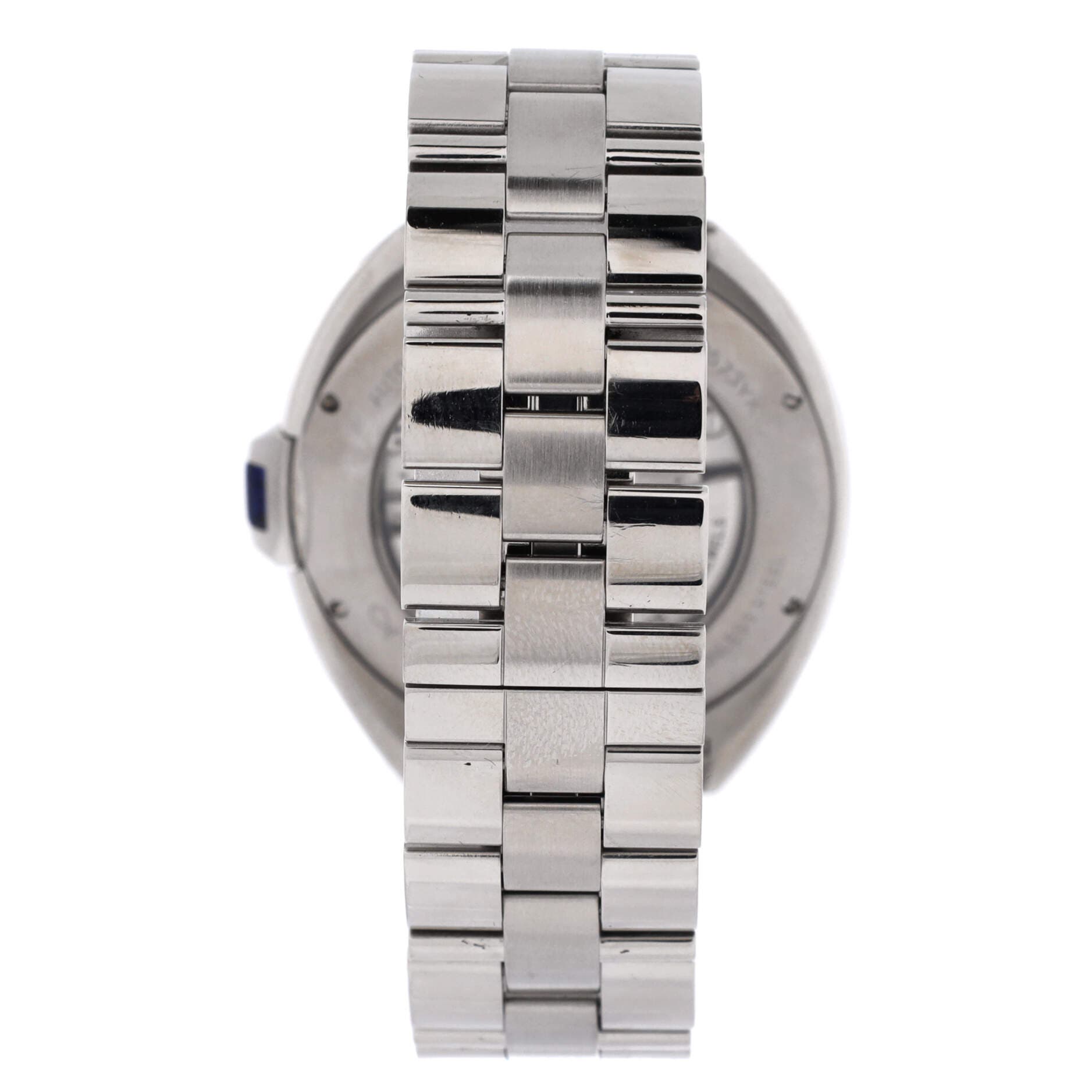 Cle de Cartier Automatic Watch Stainless Steel 40, Alternate, color, Metallic Silver