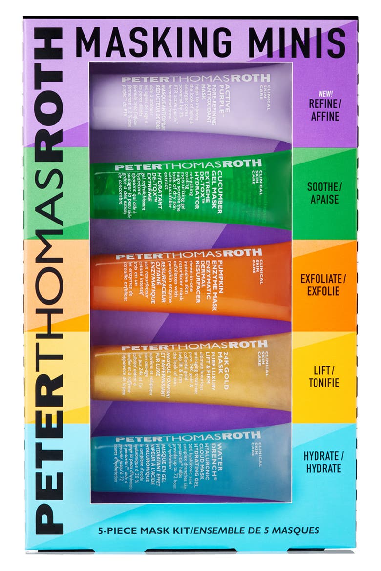 Masking Minis 5-Piece Mask Set USD $35 Value, Main, color, NO COLOR
