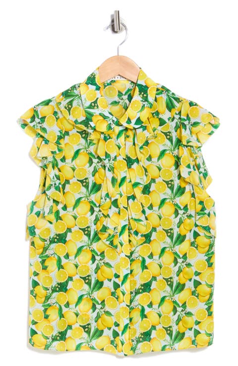 Robbie Ruffled Silk Shirt