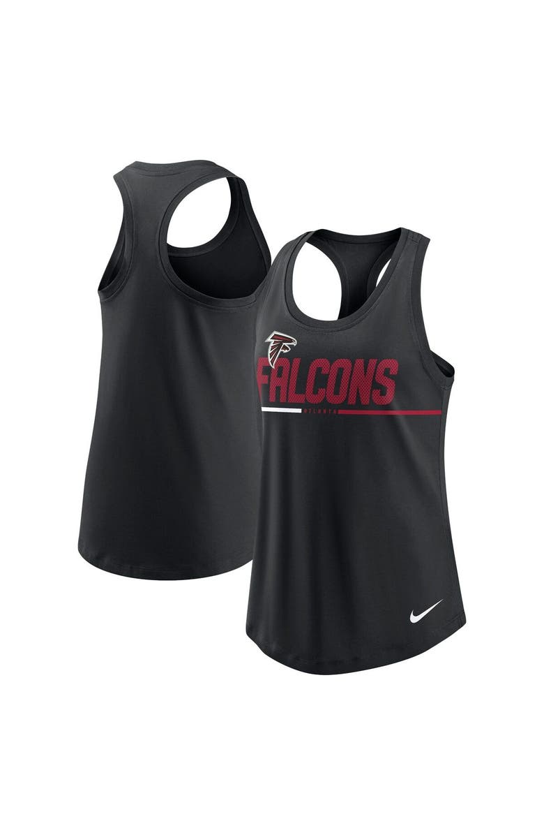 Nike Women's Nike Black Atlanta Falcons Team Name City Tri-Blend Racerback Tank Top, Main, color, 