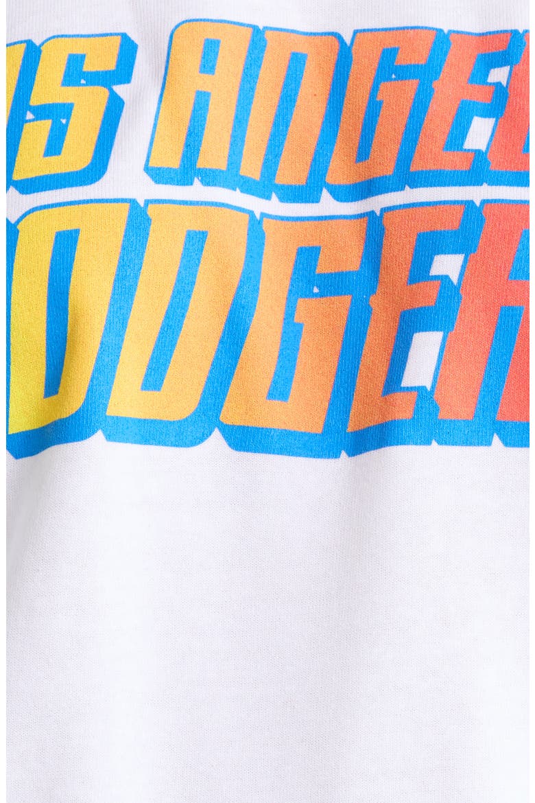 Los Angeles Dodgers Graphic Sweatshirt, Alternate, color, WHITE