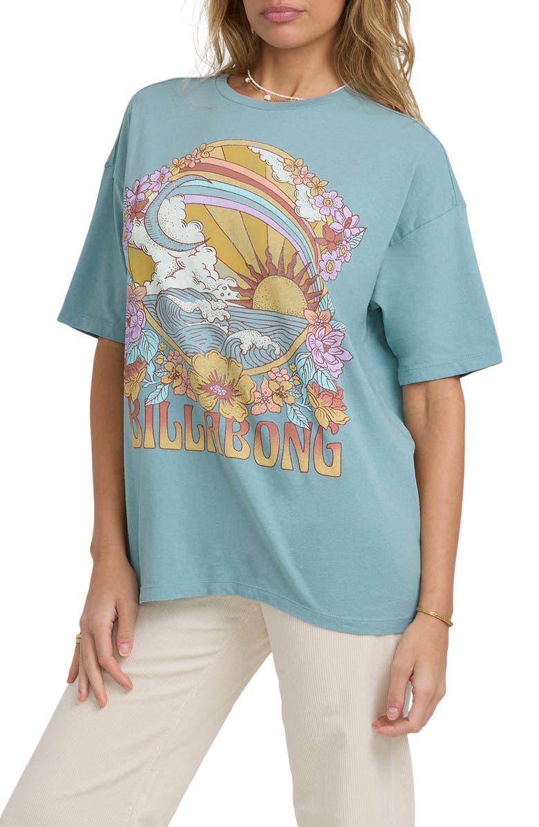 Billabong Everyday Paradise Graphic T-Shirt, Alternate, color, Mason Blue