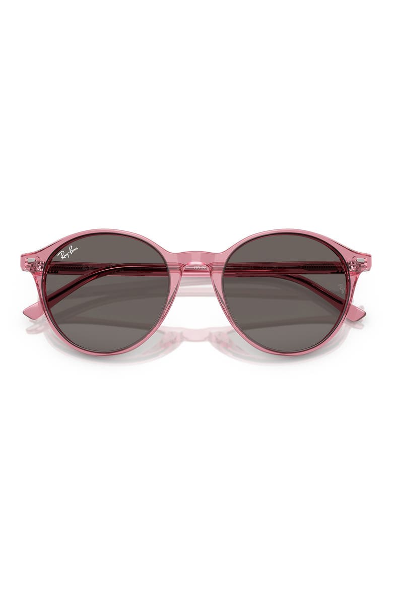 Bernard 53mm Phantos Sunglasses, Alternate, color, TRANSPARENT PINK/ DARK GREY