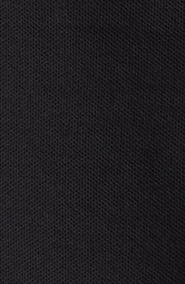 Moncler Logo Cotton Piqué Polo, Alternate, color, Black