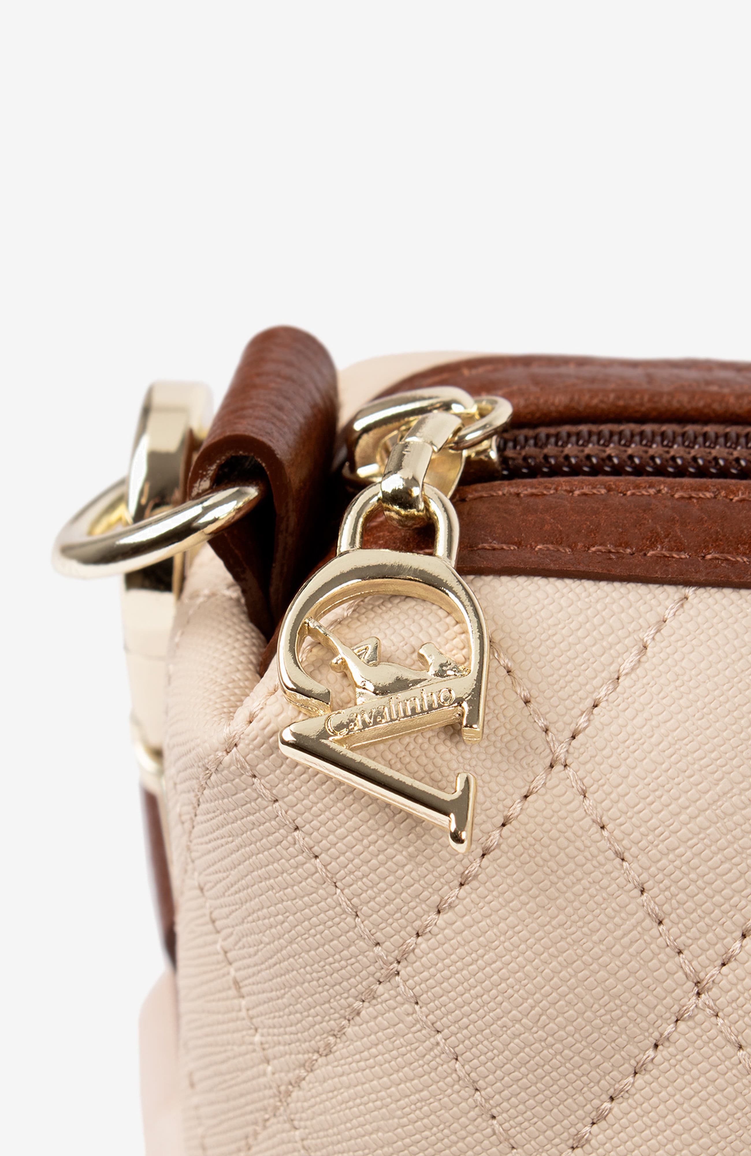 Sublime 401 Crossbody Bag, Alternate, color, Camel Brown / Beige / White