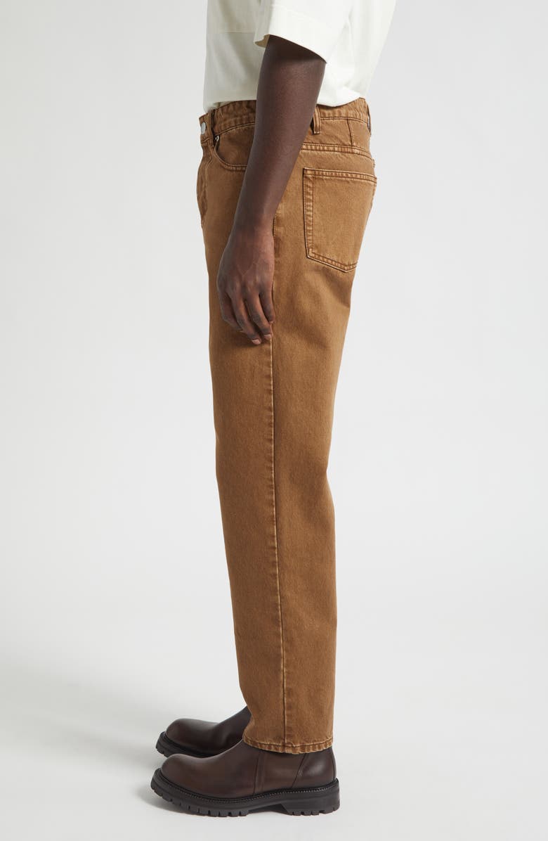 AMI Paris Mattiussi Tapered Leg Jeans, Alternate, color, 216 Hazelnut