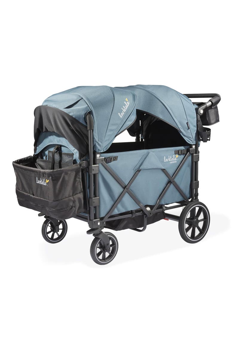 caravan Quad Stroller Wagon, Alternate, color, SEAFORD BLUE