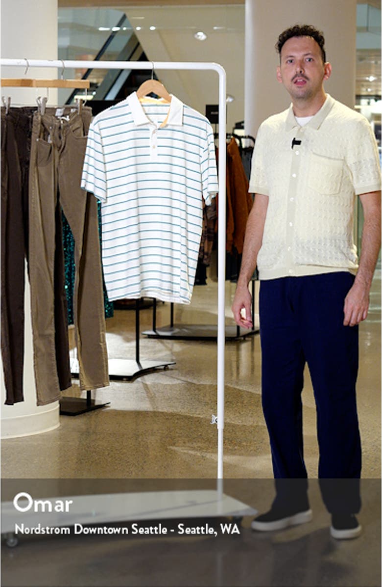 Pete Stripe Golf Polo, sales video thumbnail