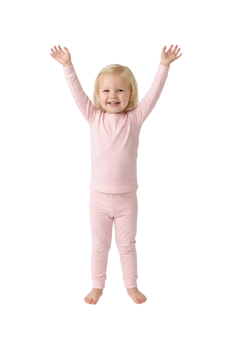 Long Sleeve and Pants Pajama Set, Alternate, color, Pink Symphony