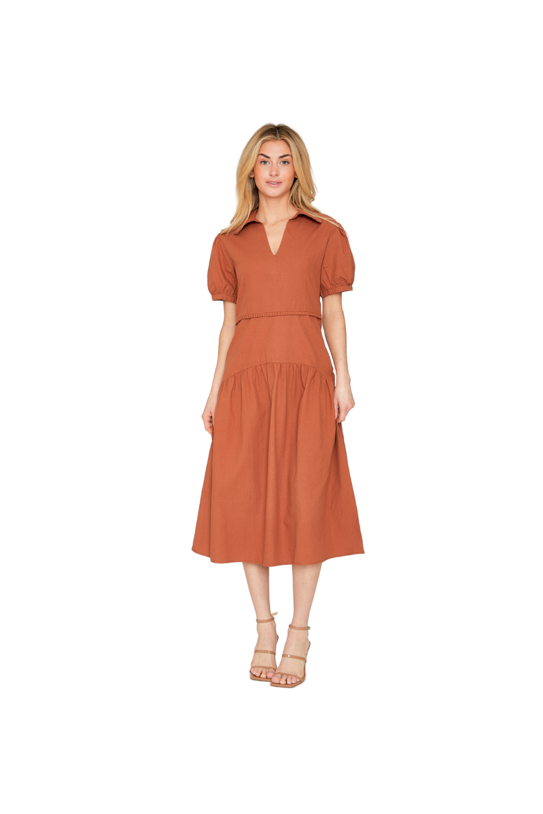 Annie Dress, Main, color, Auburn Brown