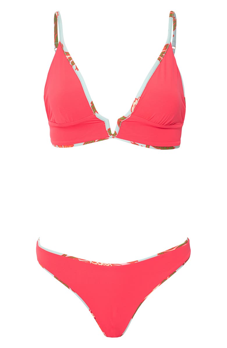 Maaji Paradiso Reversible Bikini Top, Alternate, color, Blue