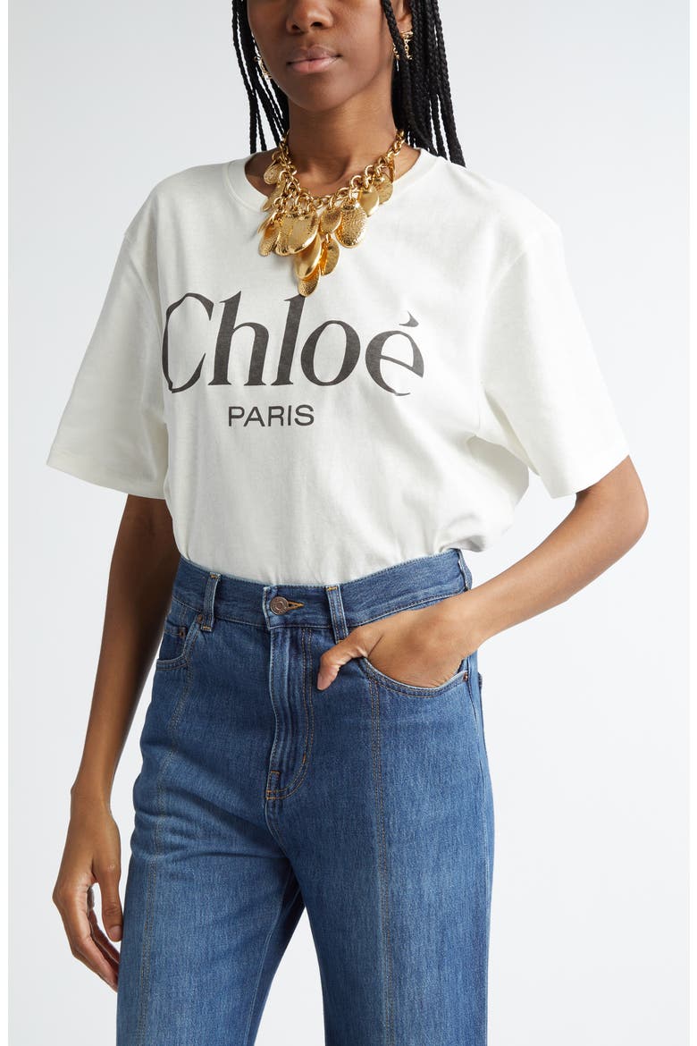 Oversize Logo Graphic T-Shirt, Main, color, WHITE