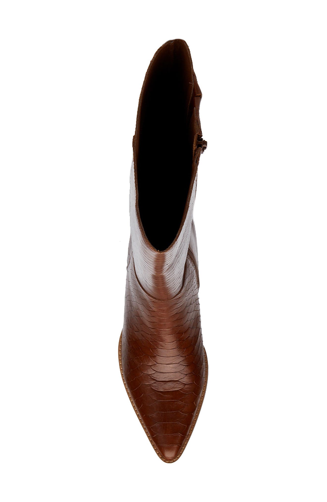 Bruna Knee High Boot, Alternate, color, TOBACCO CROC