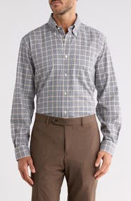 Brooks Brothers Regular Fit Glen Plaid Twill Button Down Shirt