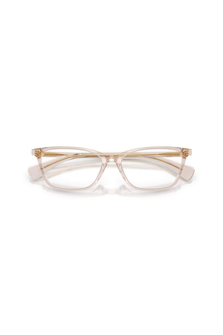55mm Rectangle optical glasses, Alternate, color, Beige