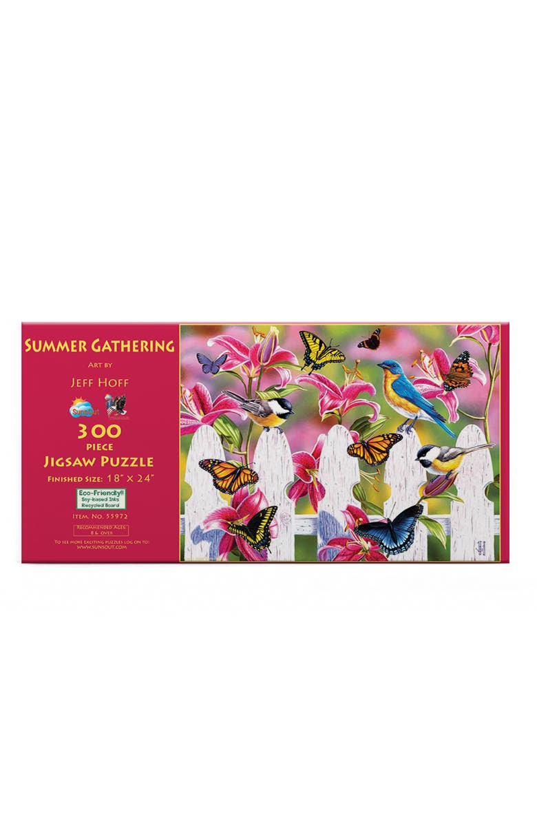 Sunsout Summer Gathering 300 piece Jigsaw Puzzle for Adults, Alternate, color, Multicolor