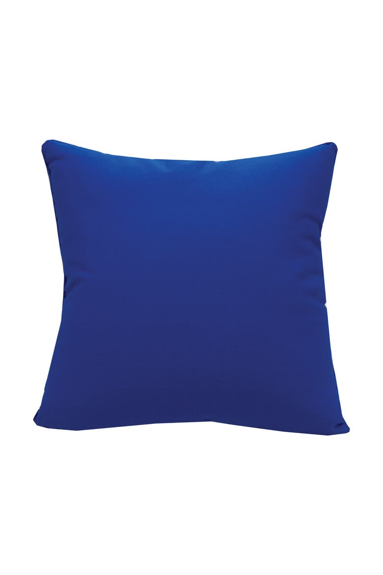 Sea Urchin Indoor/Outdoor Blue Pillow, Alternate, color, Blue