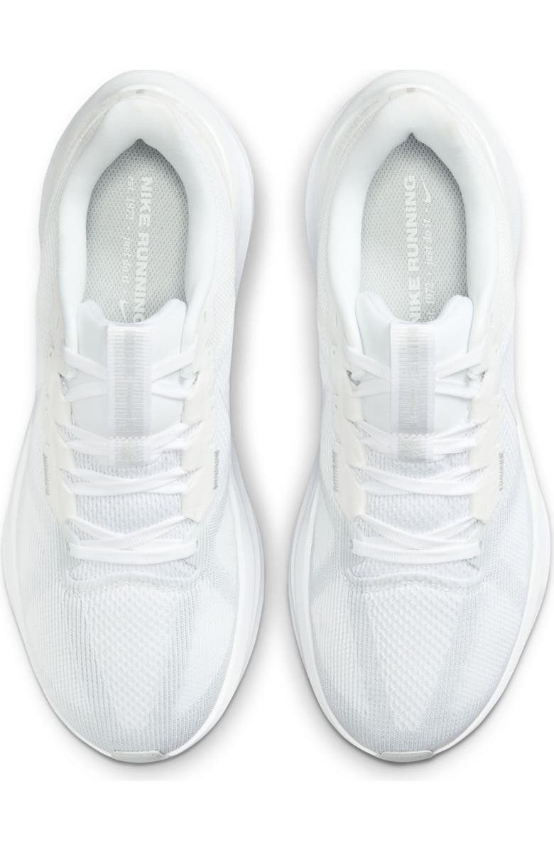 Nike Air Zoom Structure 25 Running Shoe, Alternate, color, White/ Pure Platinum/ White