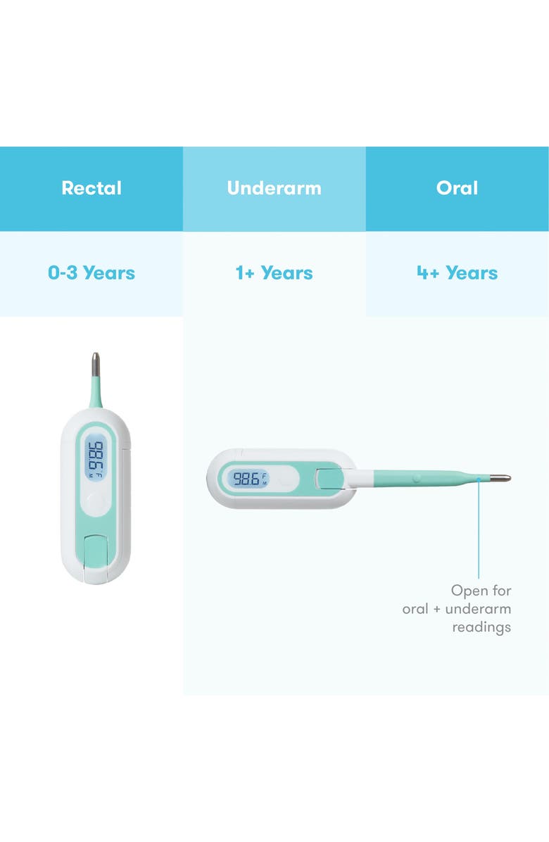 Fridababy 3-in-1 True Temp Thermometer, Alternate, color, White