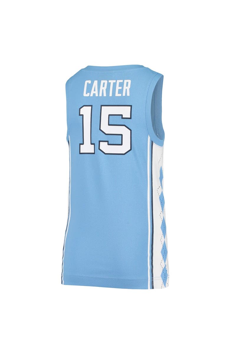 Jordan Brand Youth Jordan Brand Vince Carter Carolina Blue North Carolina Tar Heels Team Replica Basketball Jersey, Alternate, color, 