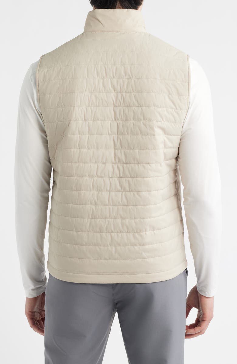 Johnston & Murphy Kenner Reversible Vest, Alternate, color, Taupe / Light Blue