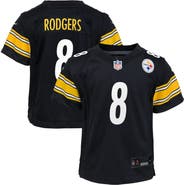 Nike Youth Nike Aaron Rodgers Black Pittsburgh Steelers Game Jersey