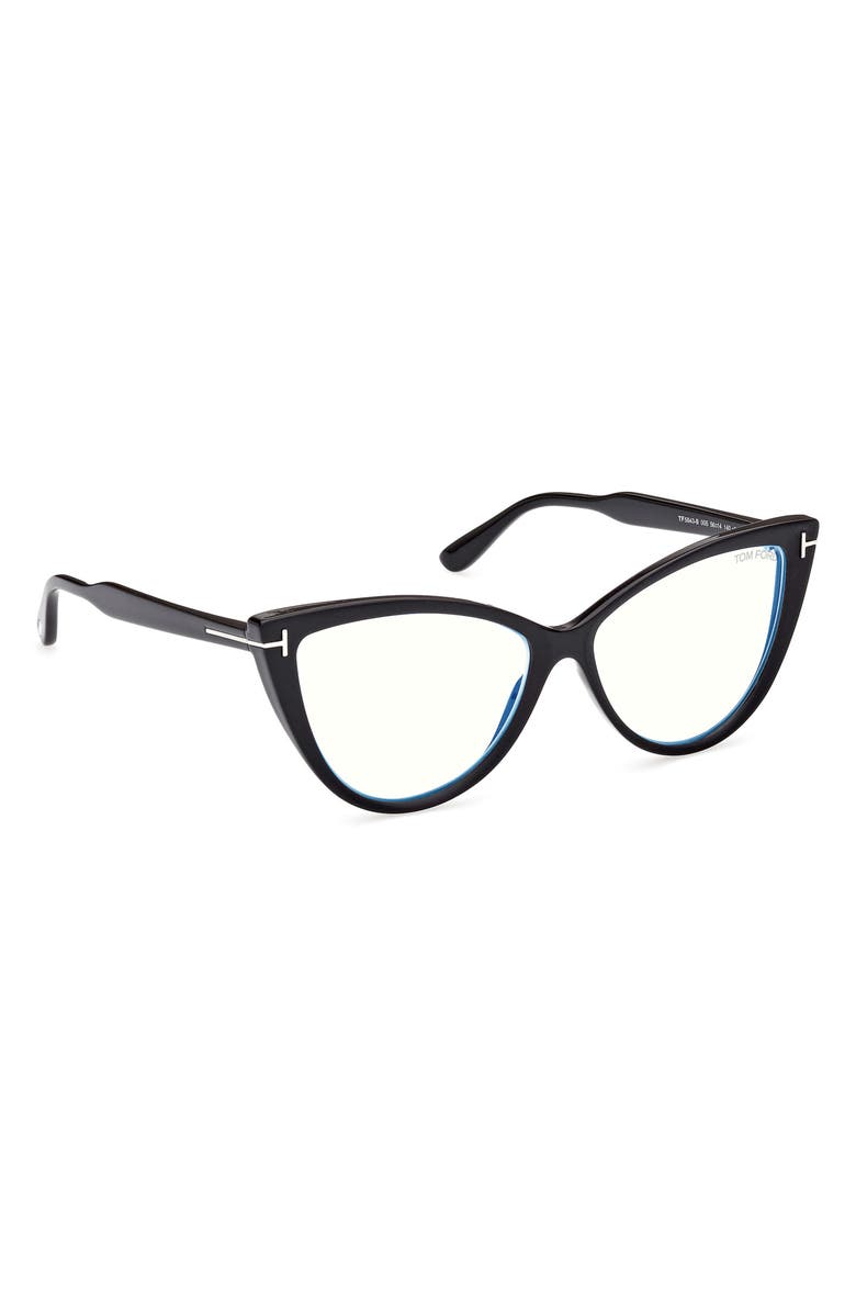 TOM FORD 56mm Blue Light Blocking Glasses, Alternate, color, 