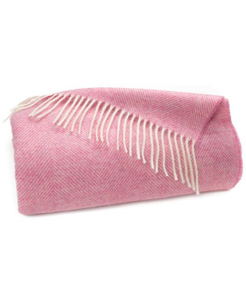 Southampton Home Shetland Lambswool Herringbone Throw