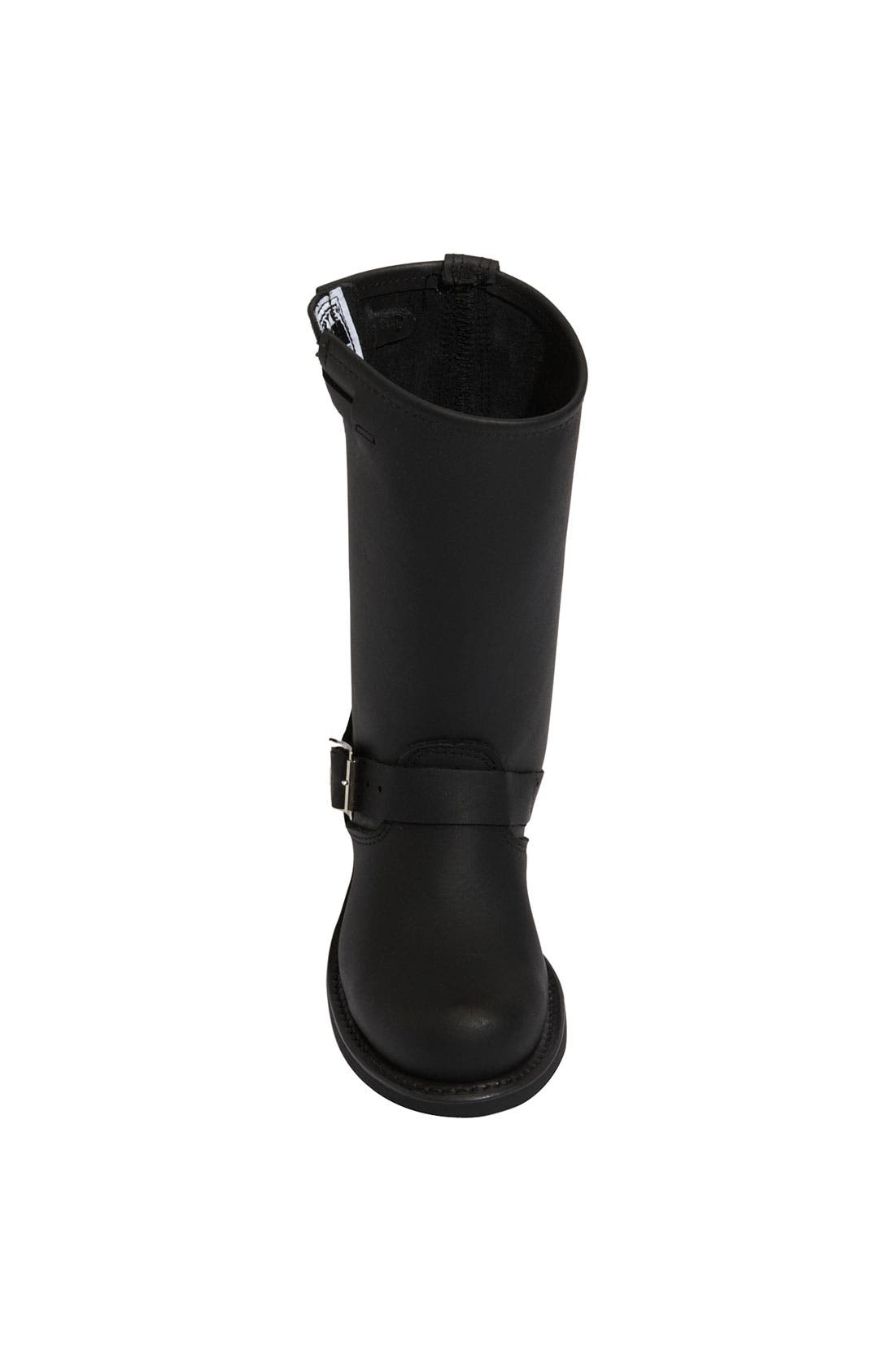 'Engineer 12R' Boot, Alternate, color, BLACK