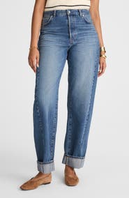 Madewell The Pieced Barrel Leg Jeans