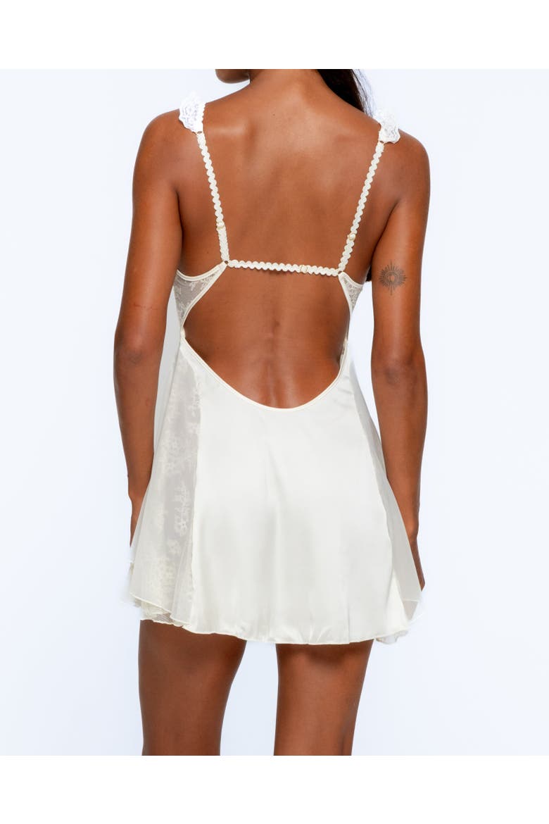 Harlow Babydoll, Alternate, color, White