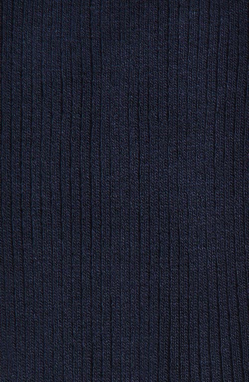 Nordstrom Rib Crew Socks In Navy Night