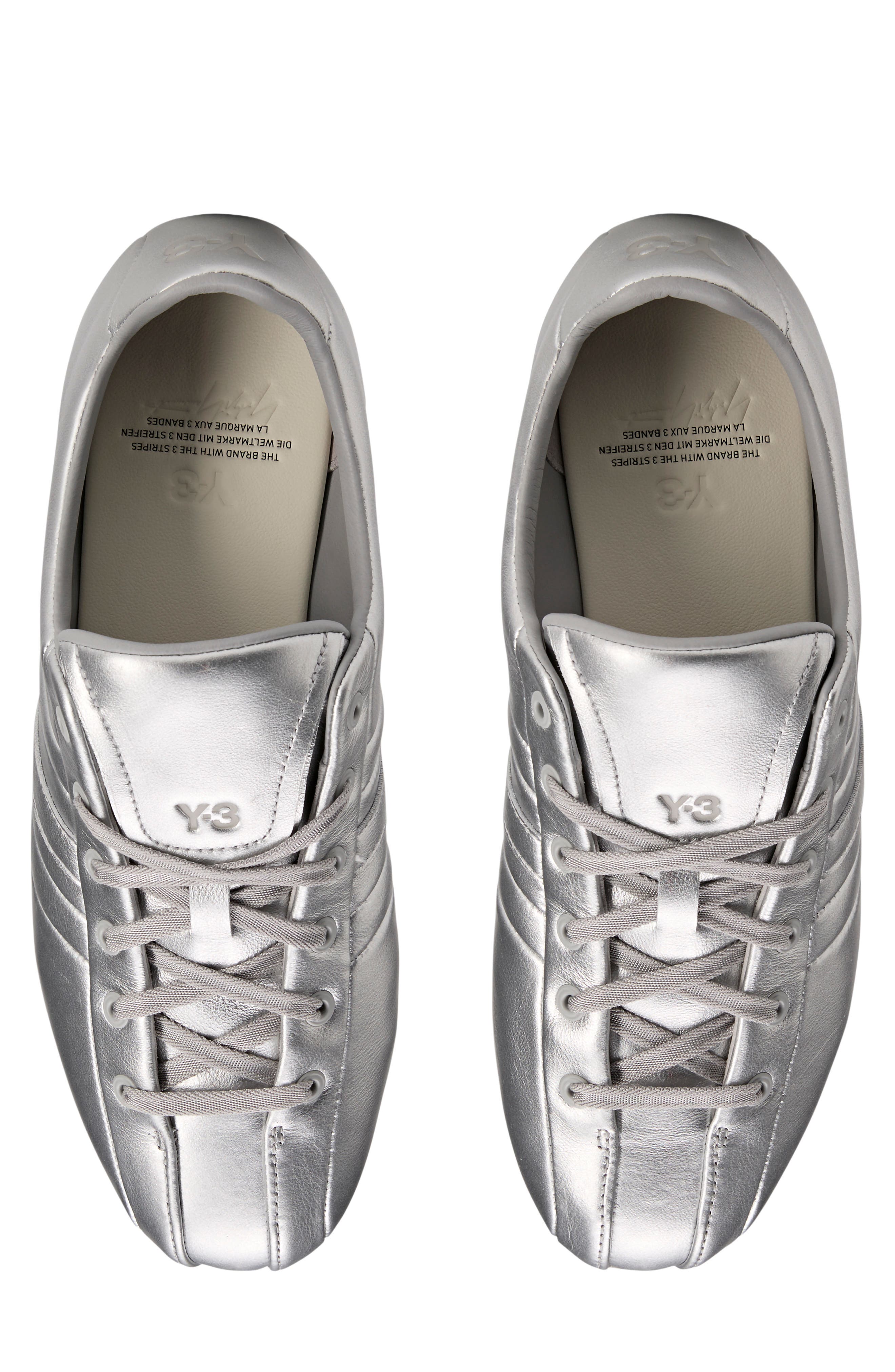 Gender Inclusive Field Sneaker, Alternate, color, SILVER METALLIC/ SILVER