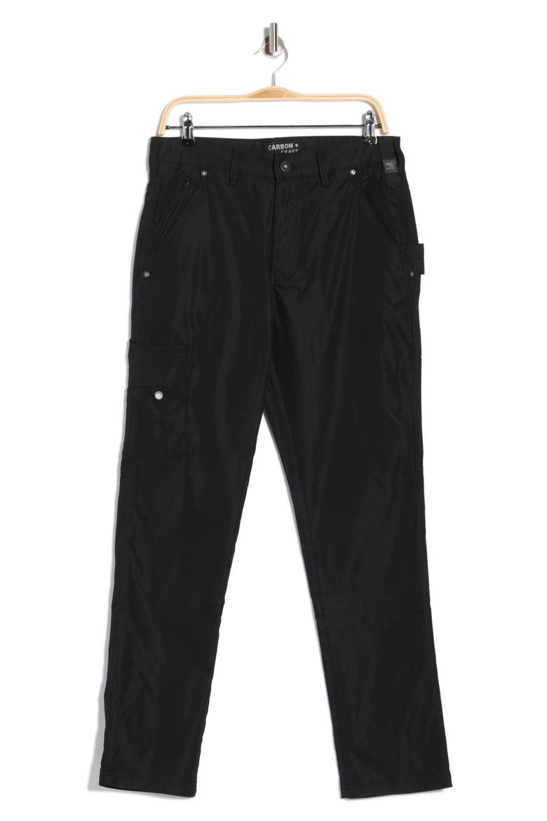 Water Resistant Technical Carpenter Joggers, Alternate, color, BLACK