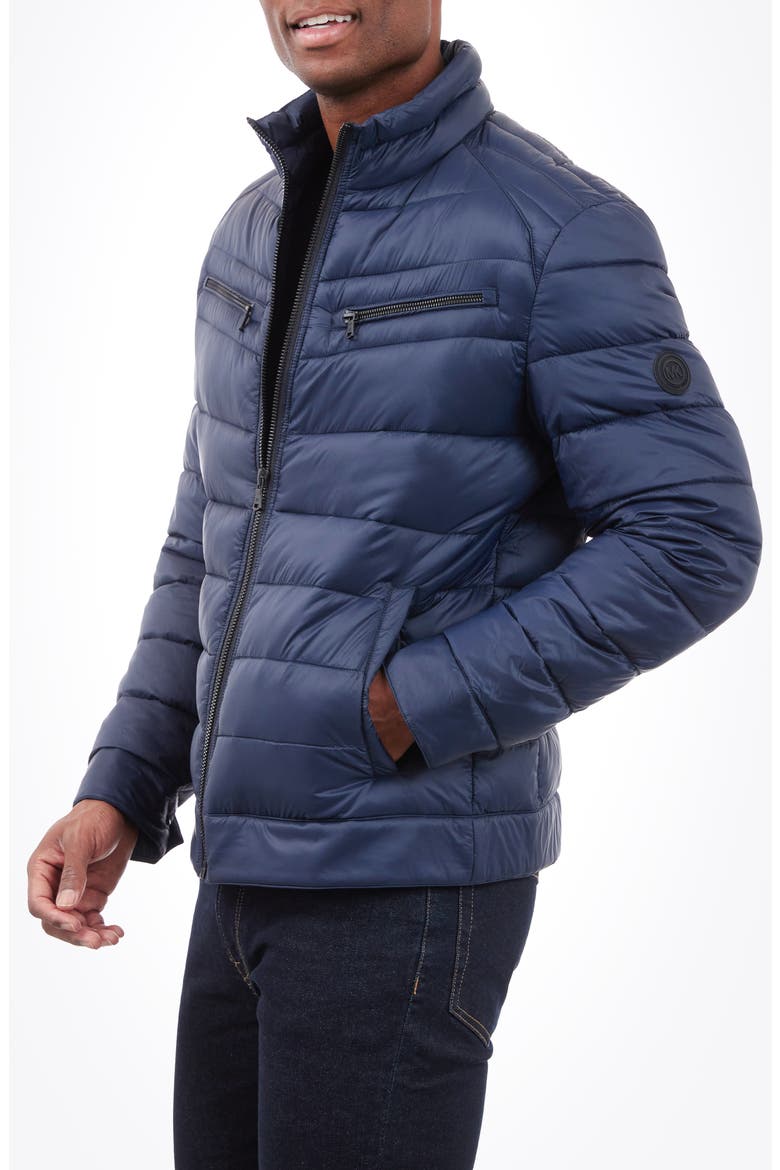 Water Resistant Packable Puffer Jacket, Alternate, color, MIDNIGHT