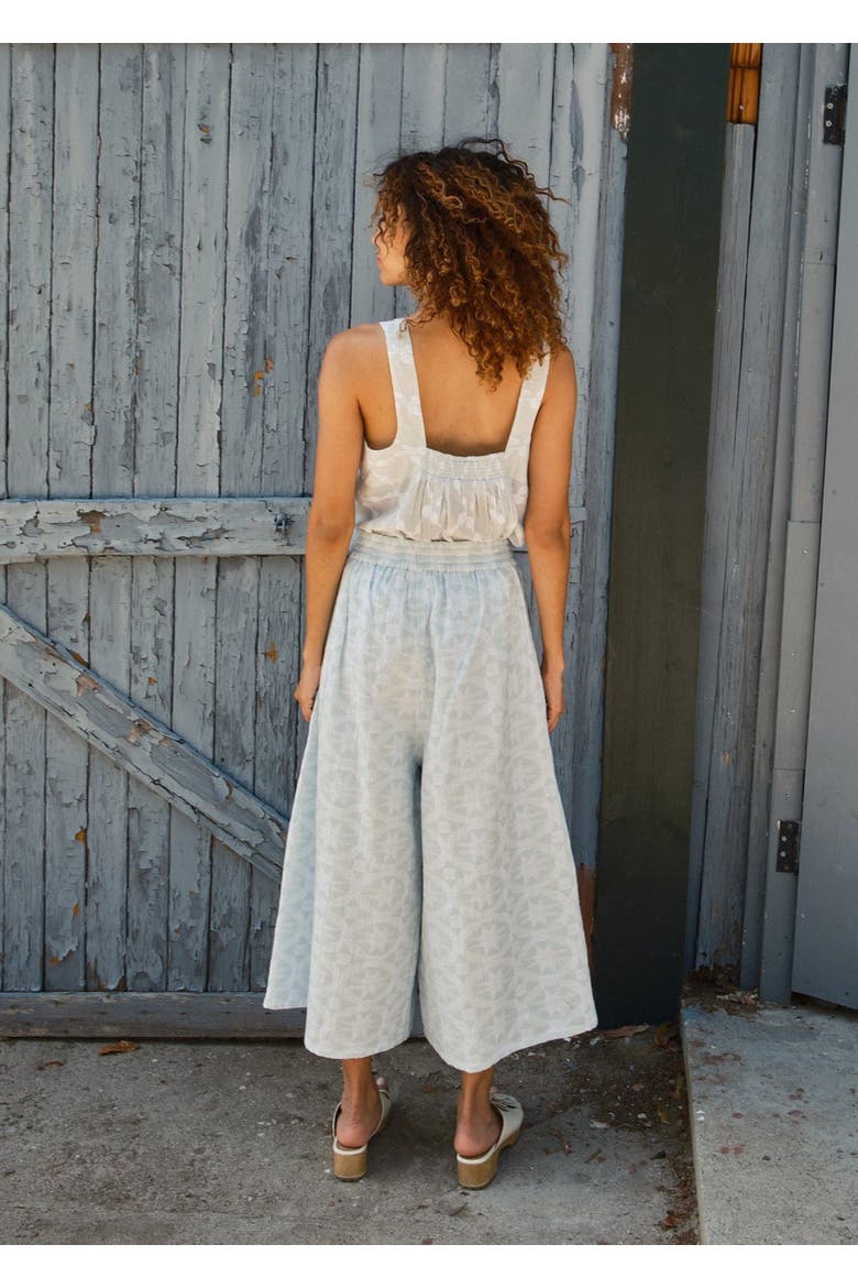 Jo Midi Wide Legged Culottes, Alternate, color, Calm