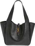 Saint Laurent Bea Deerskin Leather Tote