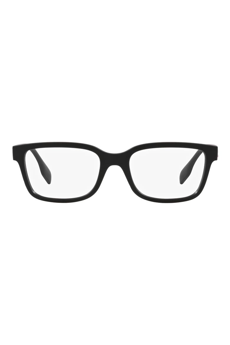 Charlie 55mm Square Optical Glasses, Main, color, MATTE BLACK