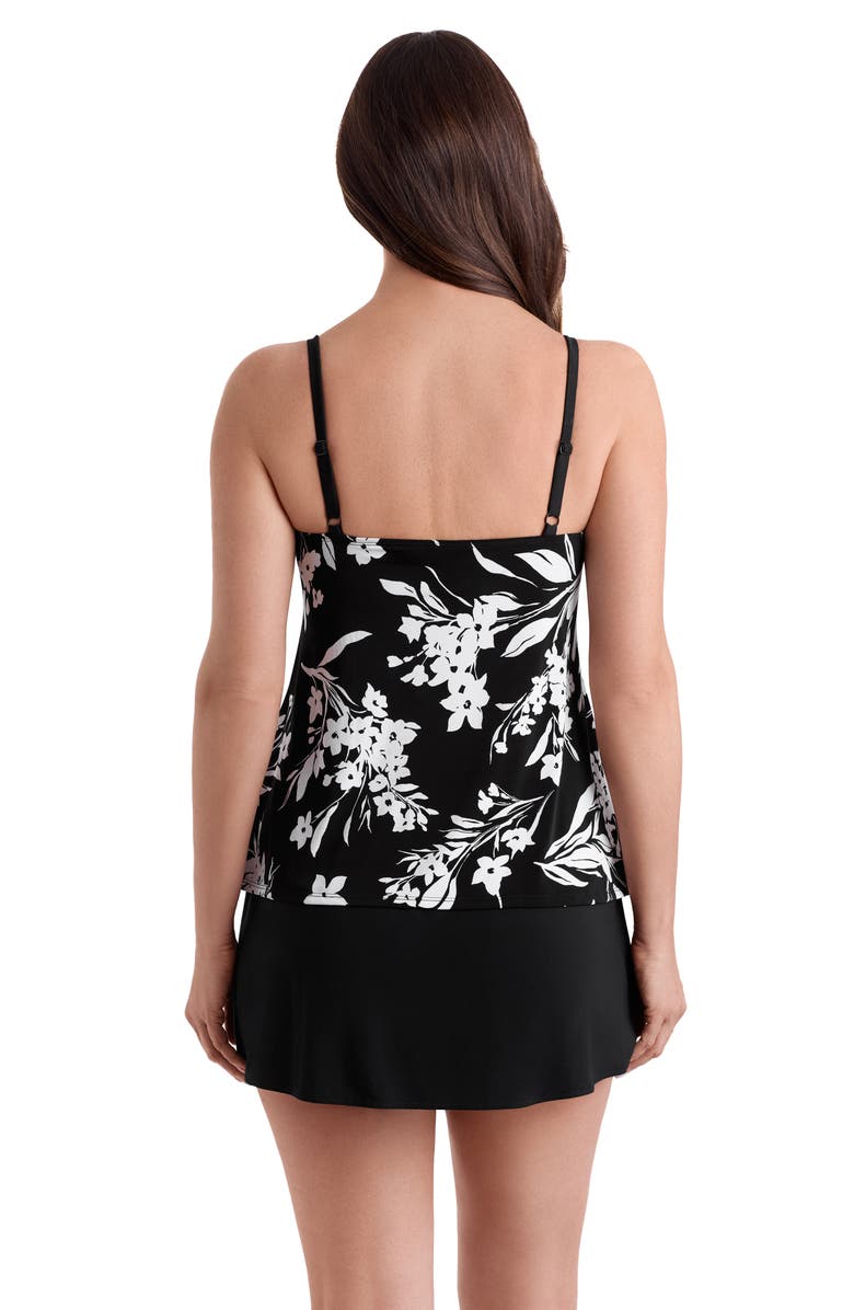 Longitude Faux Ruffle Skirtini Long Torso Swimsuit, Alternate, color, Vineyard Vacay