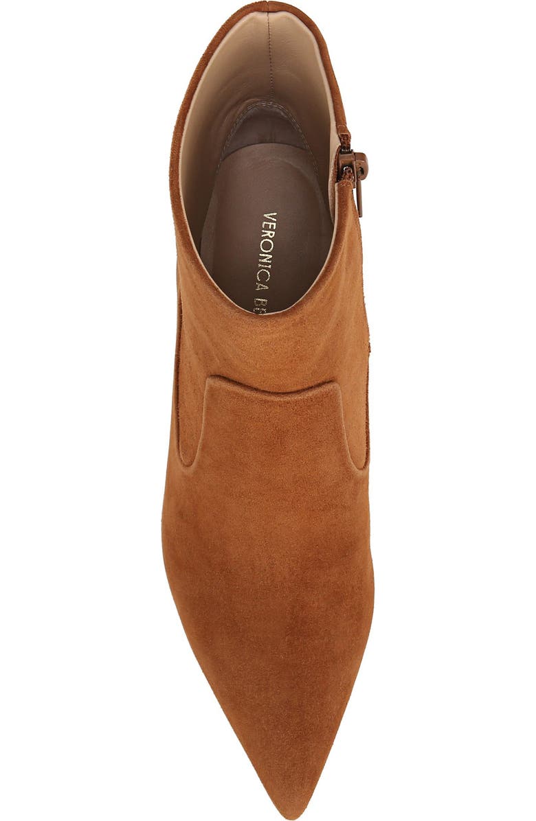 Veronica Beard Larissa Pointed Toe Bootie, Alternate, color, Caramel