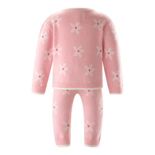 Rachel Riley Daisy Knit Cardigan & Leggings Set