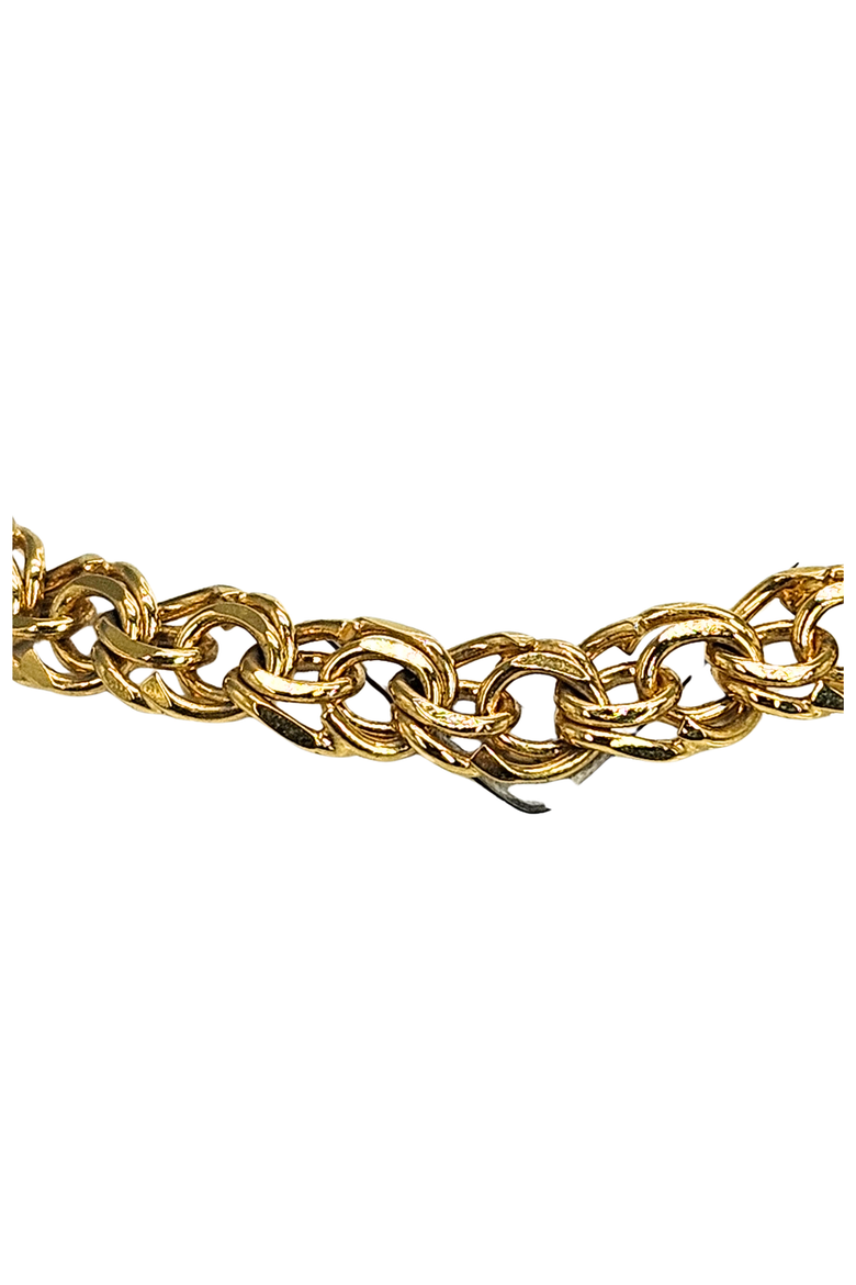 Vintage 1970s Costume Gold Choker Chain Necklace, Alternate, color, gold