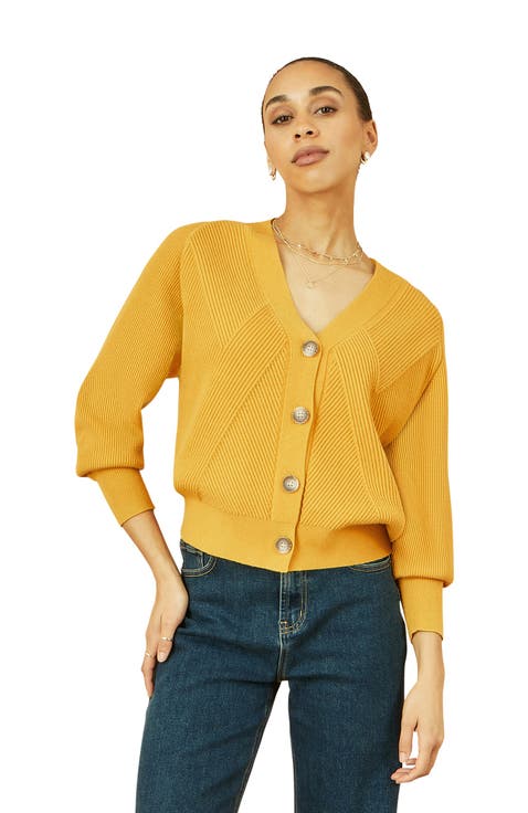 Knitted Stitch Detail Cardigan