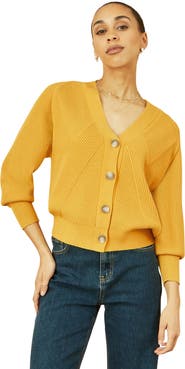 Yumi Knitted Stitch Detail Cardigan